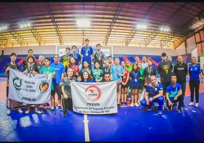 Imagem da notícia De Chapadão do Sul, Maria Fernanda Scheer conquista 2º lugar em Campeonato Estadual de Tênis de Mesa da FEEMS
